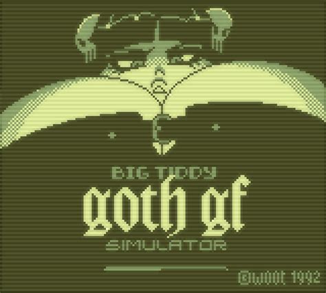 big tiddy goth gf|Big Tiddy Goth GF Simulator by Earthbound Books .